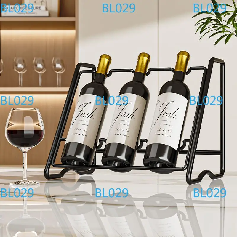 Wine Rack Beer Bottle Storage Holder Stackable Whisky Wine Cabinet Shelves Iron Buffet Display Shelf Home Decor Bar Accessories