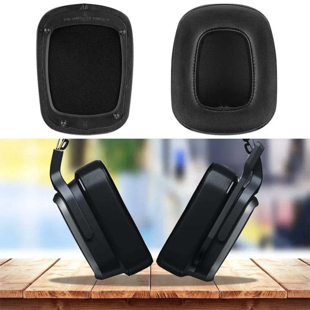 YAYINCC Ersatz-Ohrpolster aus Protein-Memory-Schaumstoff PU, Ohrpolster-Bezüge, Reparaturteile für Razer Tiamat 7.1 V2 Headsets – Detail 4