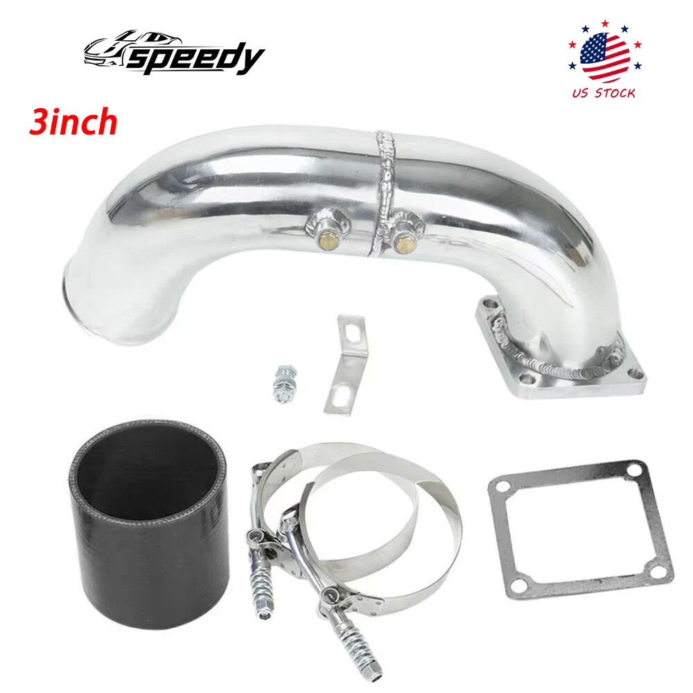 

3 Inch Air Intake Elbow Charge Pipe for 1994-1998 Dodge Ram 2500 3500 Cummins 5.9L 12V Diesel Aluminum