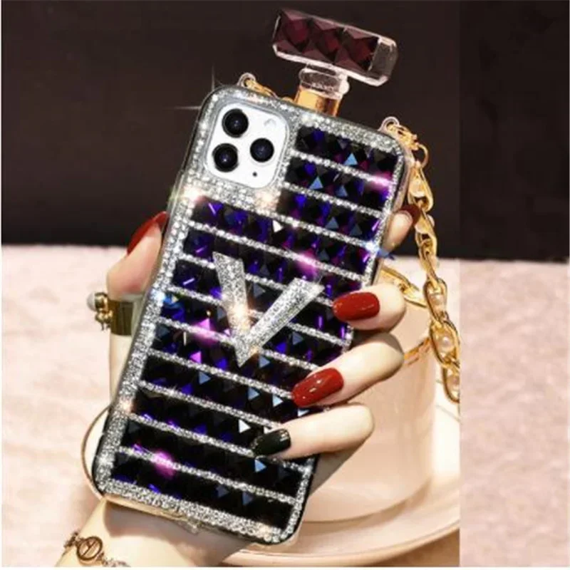 Luxury Diamond Case TPU Rhinestone Bling Cover Coque for Iphone 15 14 Plus 11 12 13 mini Pro Max XSMax XR X 16Plus Cases