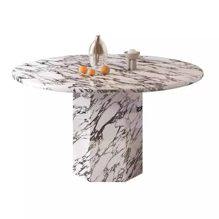 

Французский, винтажный, минималистичный, круглый, мраморный, обеденный стол, креативный, элитный.