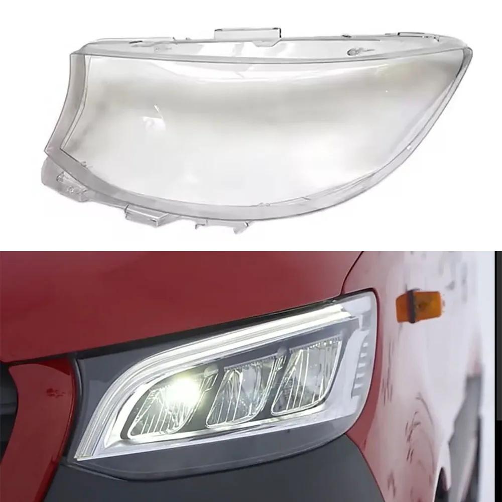 For Mercedes-Benz Sprinter W907 2019-2025 LED (High) Headlight Lampshade Headlight Lens Lampshade Cover Lens Light Protection image 3