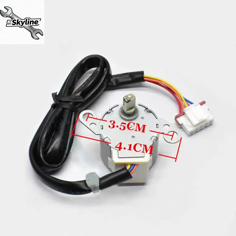 MP24BA 5‑Wire DC12V Air‑Conditioner Louver Stepper Motor (14.5cm Cable) Spare Part, Applicable to Gree