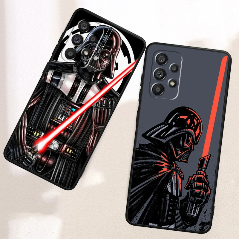 Heroic S-Star W-Wars Cool Robot For Samsung A53 A52 A33 A32 A51 A71 A21S A13 A73 A50 A22 A23 A03 A72 A54 A12 5G Black Cover