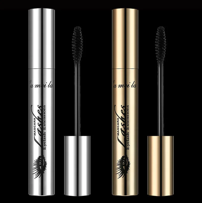 LAMEILA Gold and Silver Tube two-color slim Thick Curl Waterproof long-lasting non-smudge styling mascara