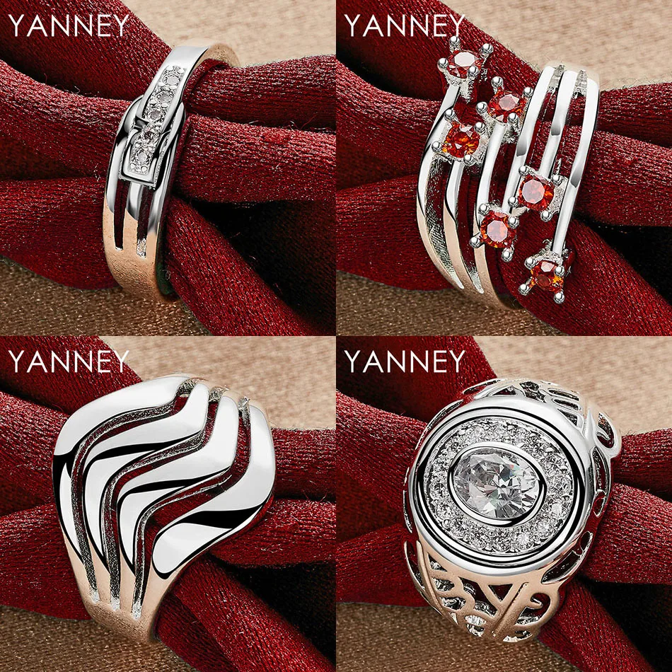 

925 sterling silver 7/8/9/10 exquisite zircon geometric dolphin ring women's party jewelry wedding accessories gift