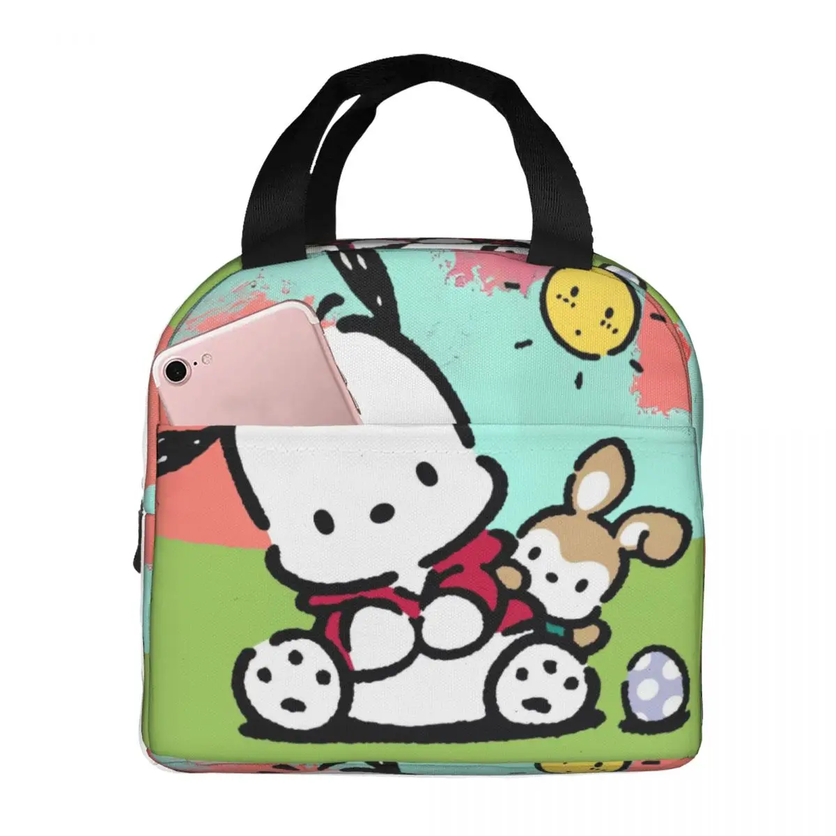 Ladies Food Preservation Bag Disney Exclusive New Pochacco Zipper ClosureFood BagsFor School