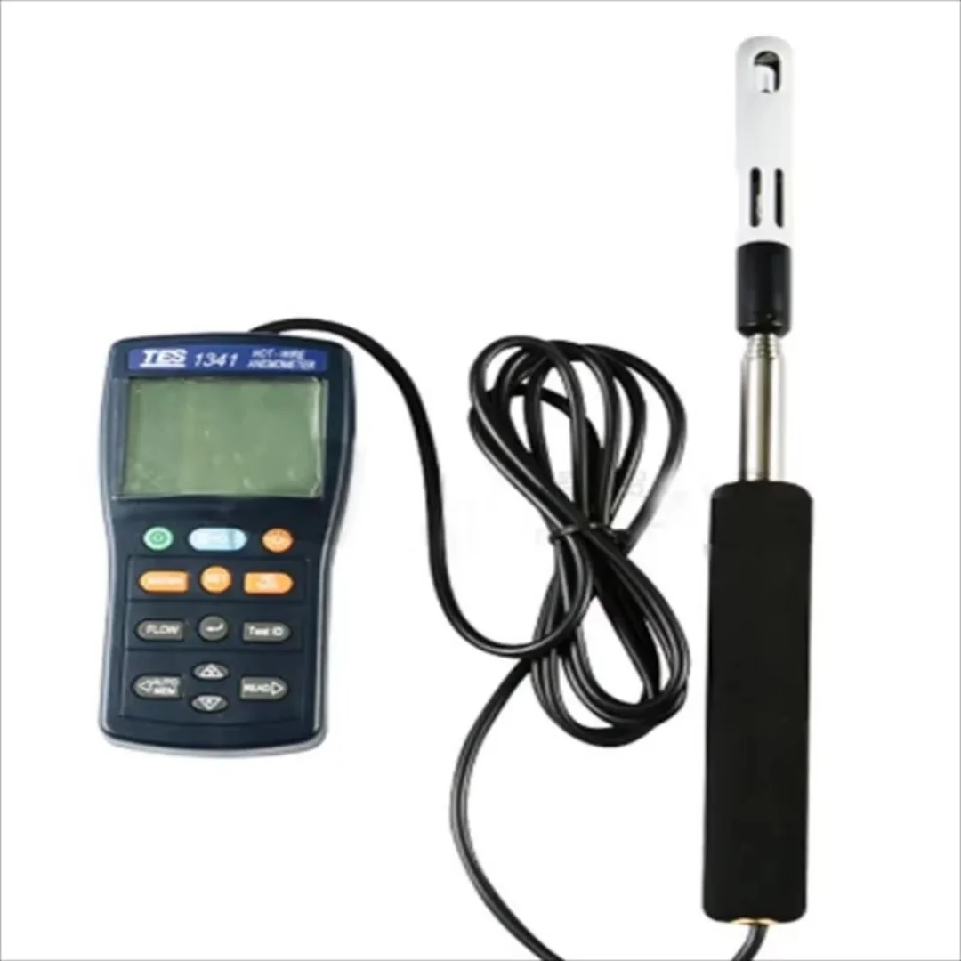 TES1340 Thermal Anemometer High-Precision Handheld Thermal Wind Speed Measurement Instrument 6