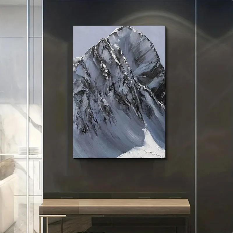 Rizhao Jinshan الرجعية مجردة اللوحات الزخرفية الهندسية غرفة الطعام مدخل غرفة المعيشة أريكة حائط الخلفية قماش