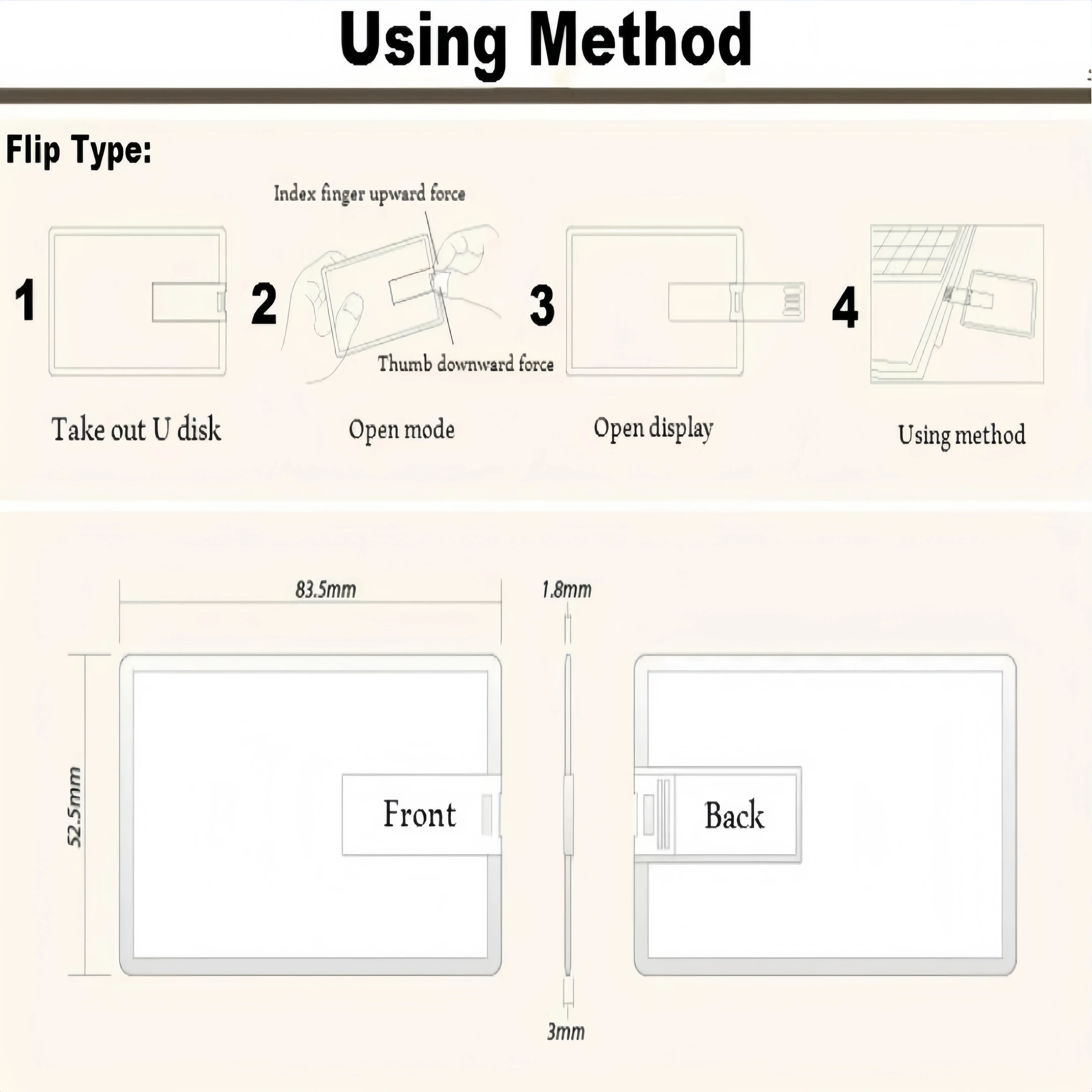 10 pcs custom logo card usb 2.0 memory flash pen drive