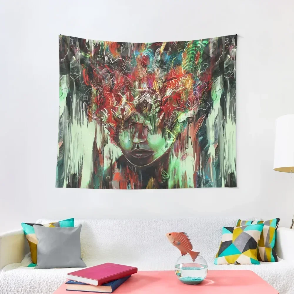 

Chaotic Mind Tapestry Bathroom Decor Wallpaper Bedroom Bed Room Decoration Decoration Pictures Room Wall Tapestry