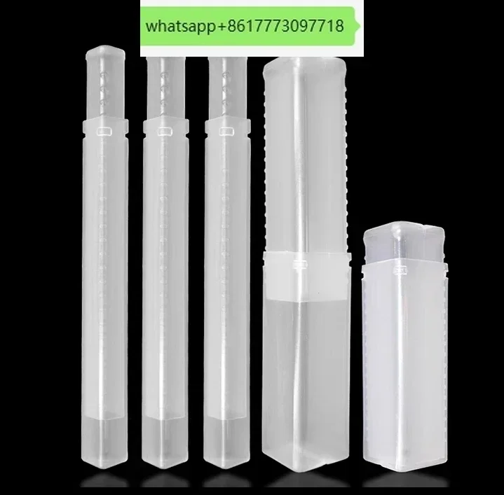 

Пластиковая квадратная телескопическая упаковочная трубка 12/16/20/24 мм для упаковки фрез для ЧПУ