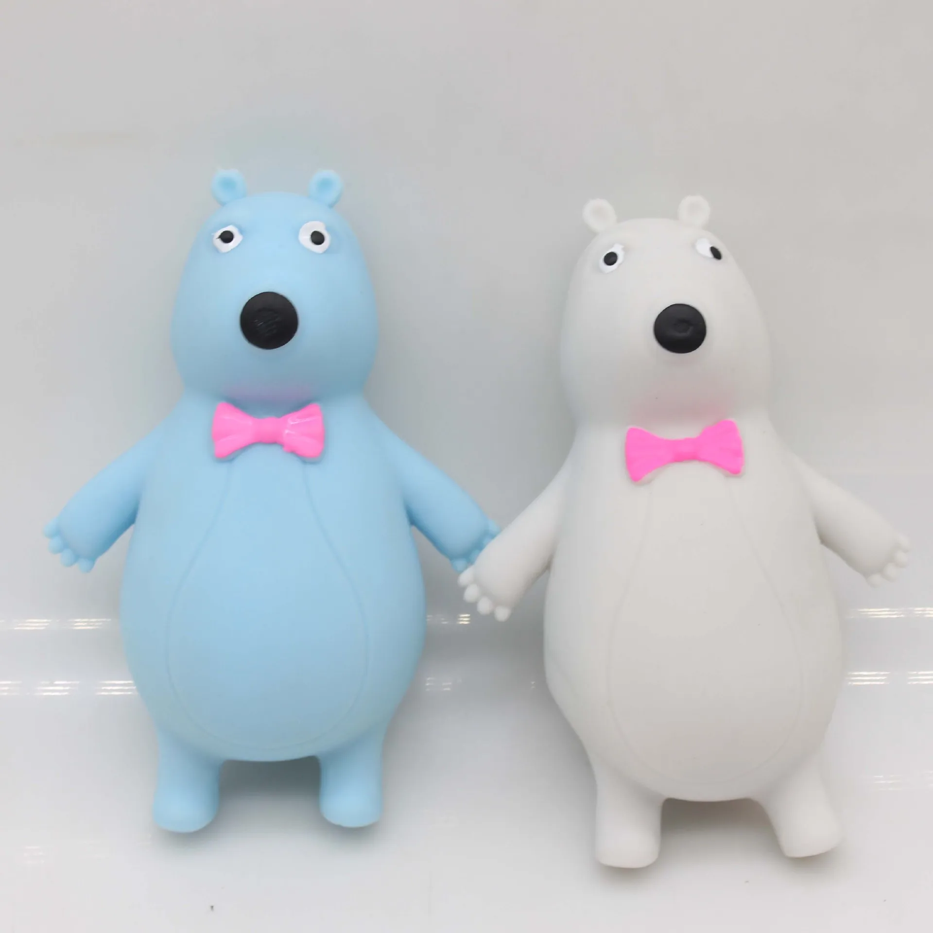 3PCS 안티 스트레스 장난감 농담 곰 짜기 Fidget 장난감 Tpr Squishy 안티 스트레스 재미 있은 스트레스 릴리프 어린이 성인 선물 소품 J157