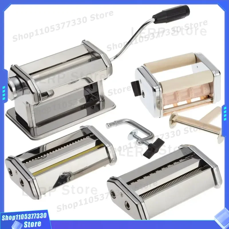 Professional Stainless Steel Pasta Maker 2025 High Quality Home Noodle Machine Manual Wonton Press Tool for Homemade Kitchen