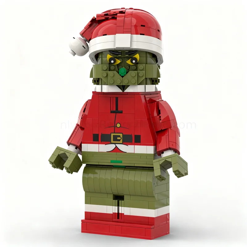 797pcs MOC Grinch Version 2 Seasonal Christmas Creator Model Building Blocks Construction Christmas Gifts Toys Creative DIY Idea