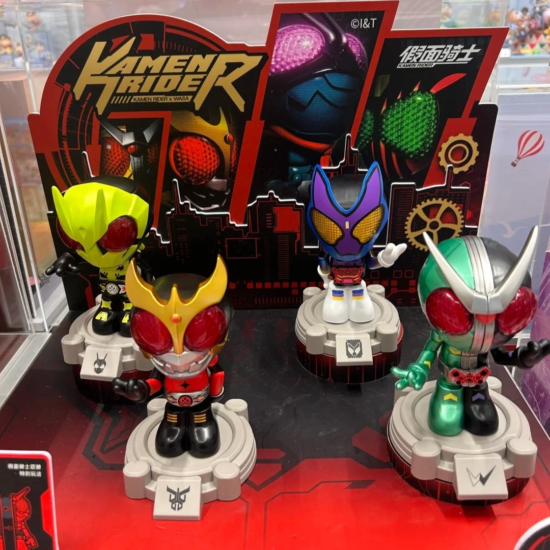 

WASA Kamen Rider Blind Box Mini Mystery Box Фигурка Аниме Кукла Сумка-сюрприз Коллекция Модель Настольный Орнамент Игрушка Оригинал