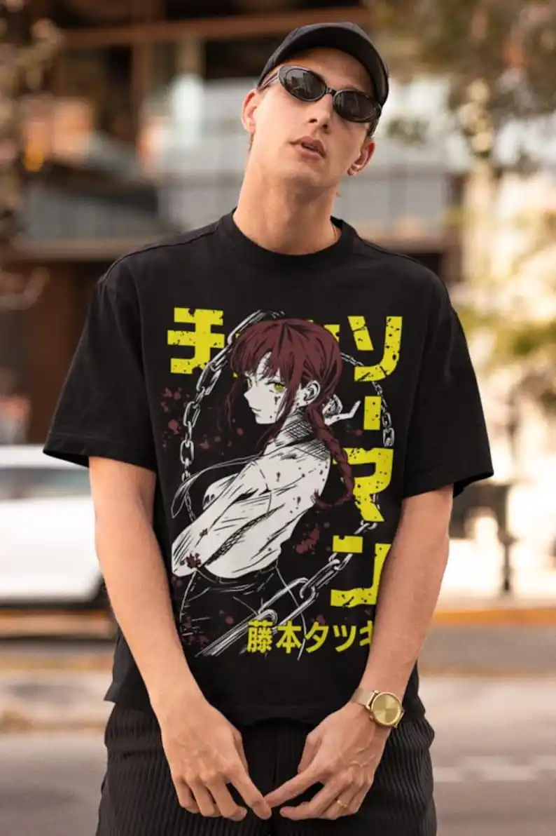 Unisex Horror Manga Creepy Girl T-Shirt, Dark Anime Gothic T-Shirt, Manga Gothic T-Shirt Inactive