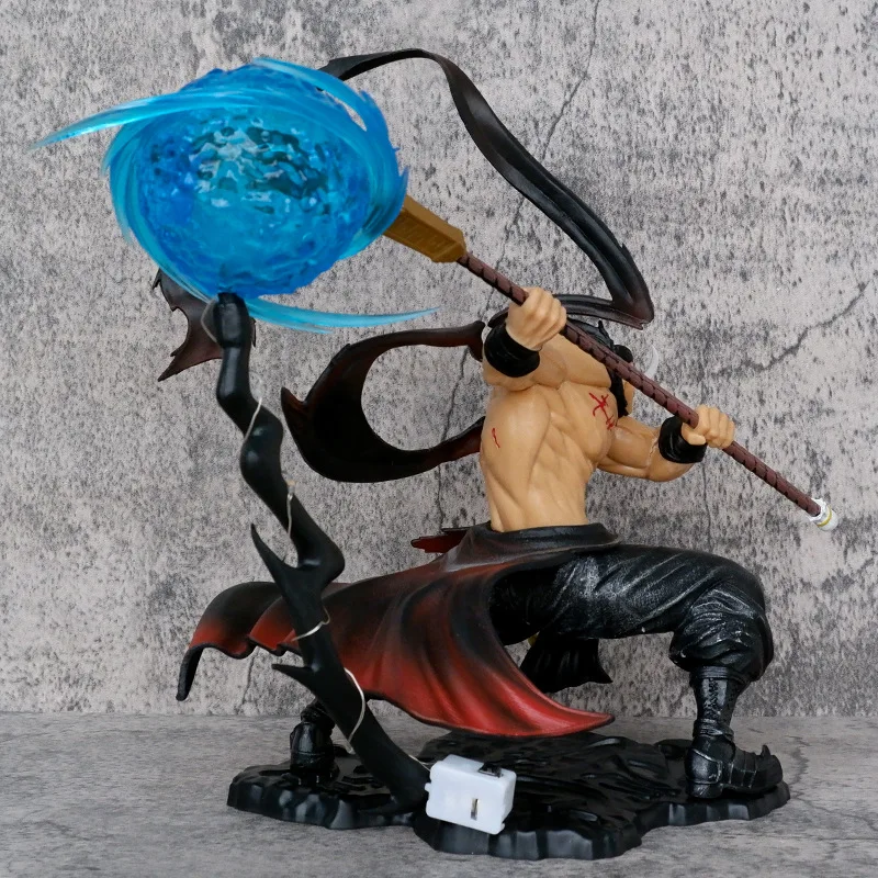 One Piece Anime Figur Weißer Bart Edward Newgate Actionfigur mit Licht Sammlung Dekorationen Statue PVC GK Modell Spielzeug Geschenke