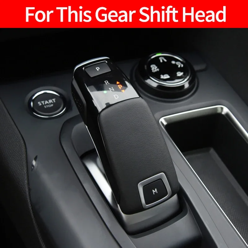 Alcan tara Suede Gear Shifter Handle Protection Case Cover for Peugeot 5008 4008 2008 Citroen C6 DS7 DS9 - Gear Lever Knob Shell