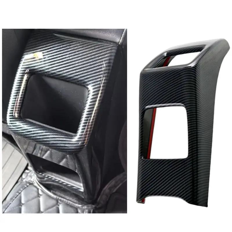 For Honda City Hatchback 2021-2023 Carbon Fiber Car Rear Air Vent Outlet Cover Trim Interior Accessories-L94A