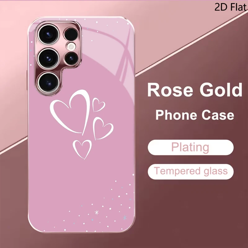 sweetheart For Samsung GalaxyS24 S25 S26Ultra S23 S22 S21PLUSFE A55 A54 A52 A35 A15 Phone Cover Shockproof Protective Back Cover