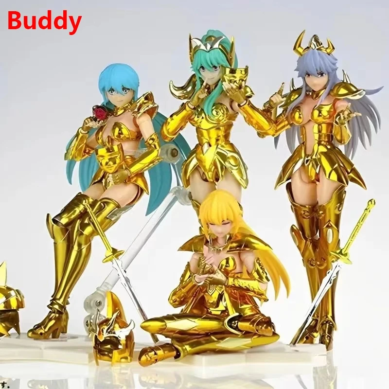 

GT Saint Seiya Myth Cloth EX Gemini Cheryl Scorpio Geraldine Pisces Venus Virgo Verna Aries Dolores Holy Contract Action Figure