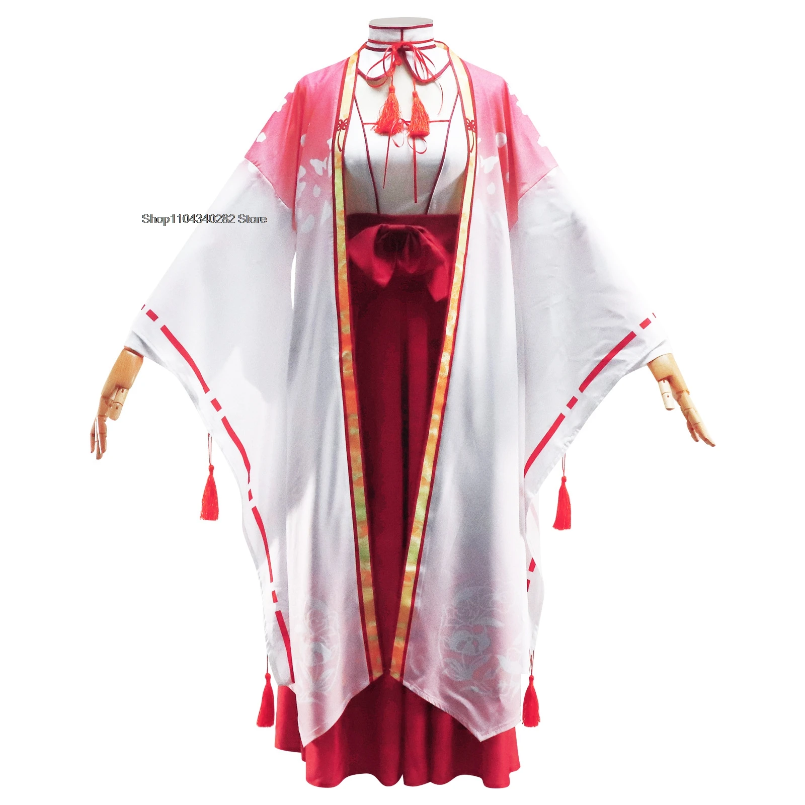 Senren*Banka Cosplay Tomotake Yoshino Anime Game Costume Japanese Kimono Dress Uniform Wig For Halloween Christmas Customized