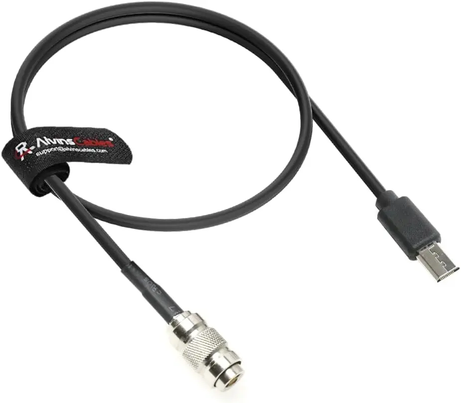 Tentacle Timecode Cable for Sony FX3 FX30 A7S3 A1 Camera 3.5mm TRS to Micro USB Timecode Cable for Tentacle SYNC E