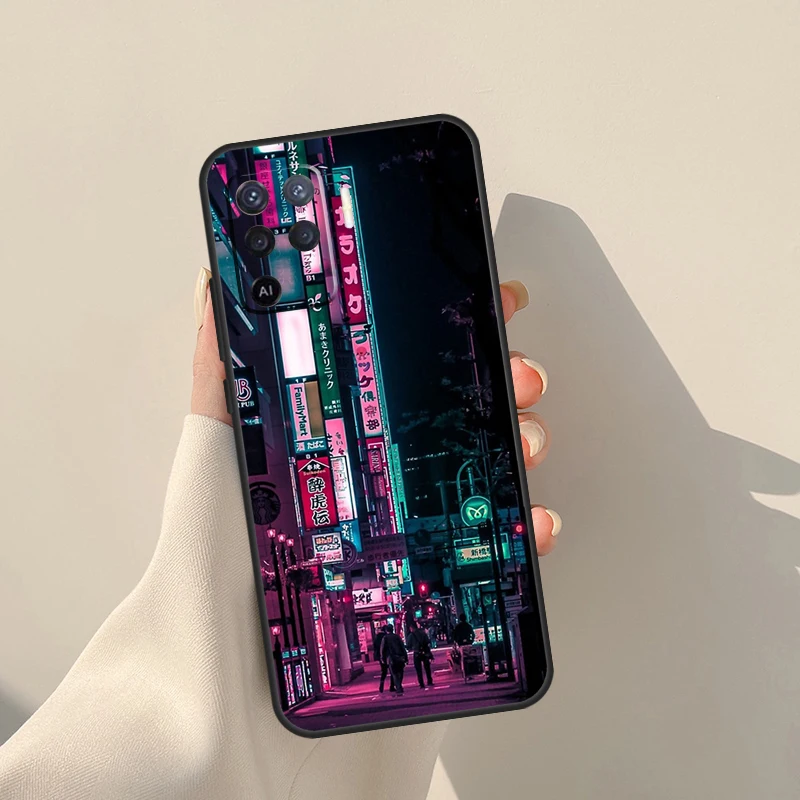 نيون طوكيو أليز في الليل الحال بالنسبة ممن لهم A17 A57 A77 A60 A80 A40 A18 A38 A58 A78 A98 A96 A76 A16 A94 A74 A54 A15 A5 Pro