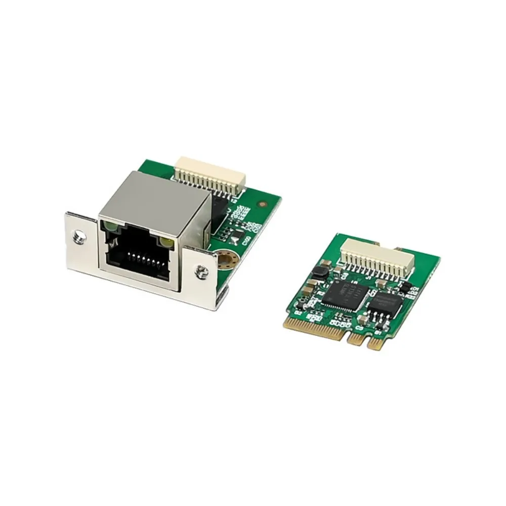 M.2 A+E Key 2.5G Single Port Ethernet Adapter, Industrial Server Gaming Network Card