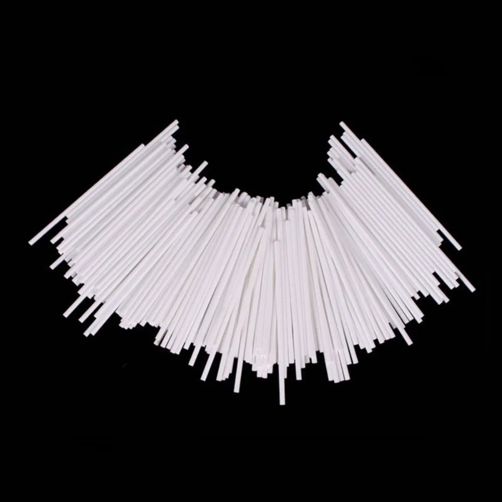 10Pcs New PP Plastic Lollipop Sticks Hollow Tube Straight Candy Sticks Smooth Surface Lollipop Support Tubes Cake Decorating