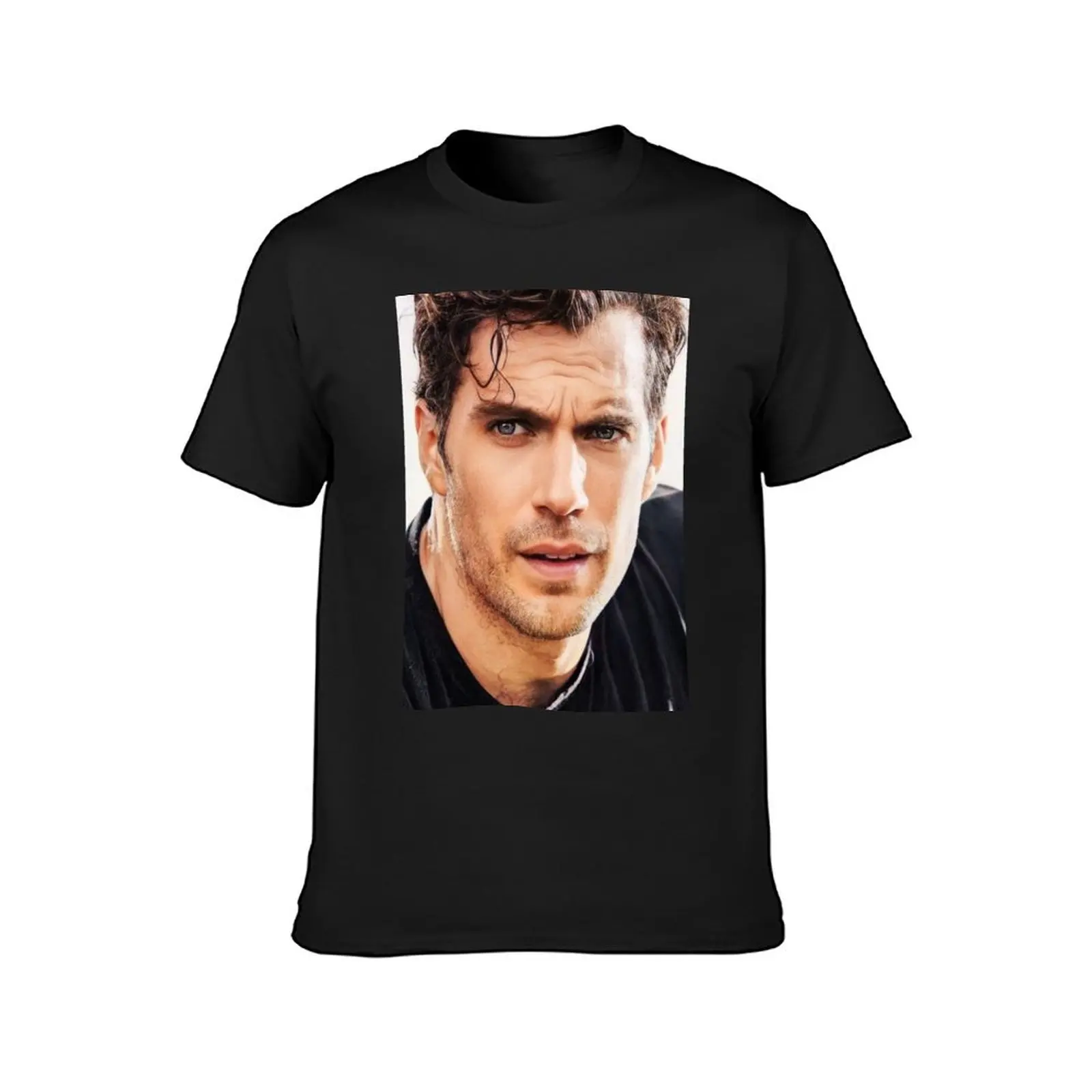 Henry Cavill Beautiful Eyes T-Shirt sweat summer clothes mens tall t shirts