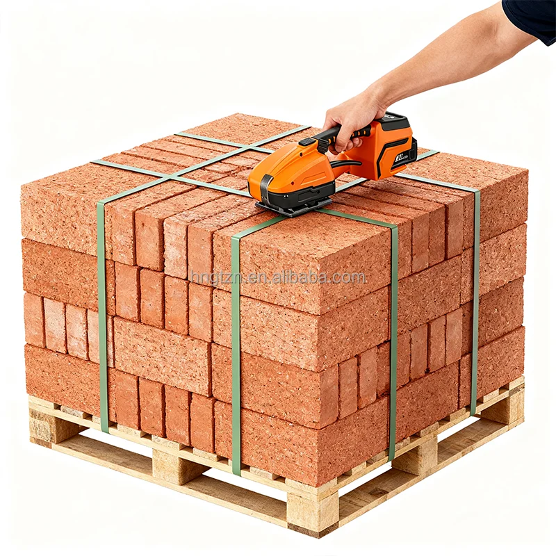 Handheld Banding Machine 6000mAh Lithium Battery Portable Electric Baler Tools Full Automatic Strapping Machine for PP PET Belt