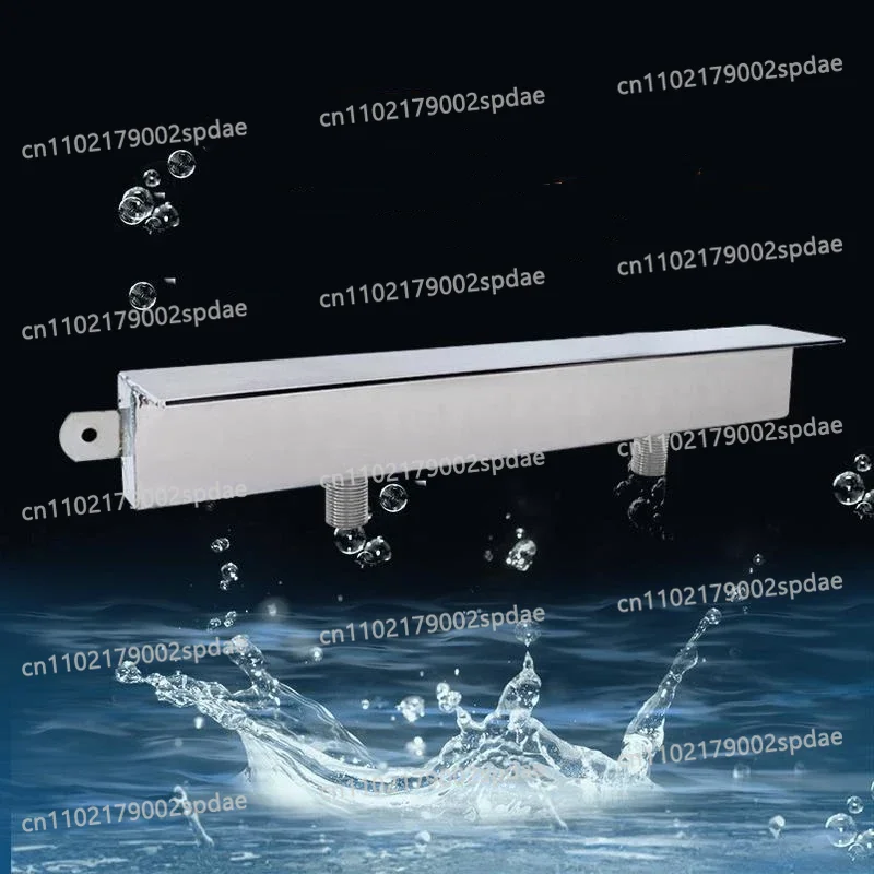 Water Curtain Waterfall Spillway Stainless Steel Water Outlet For Courtyard Fish Pond Swimming Pool Landscape