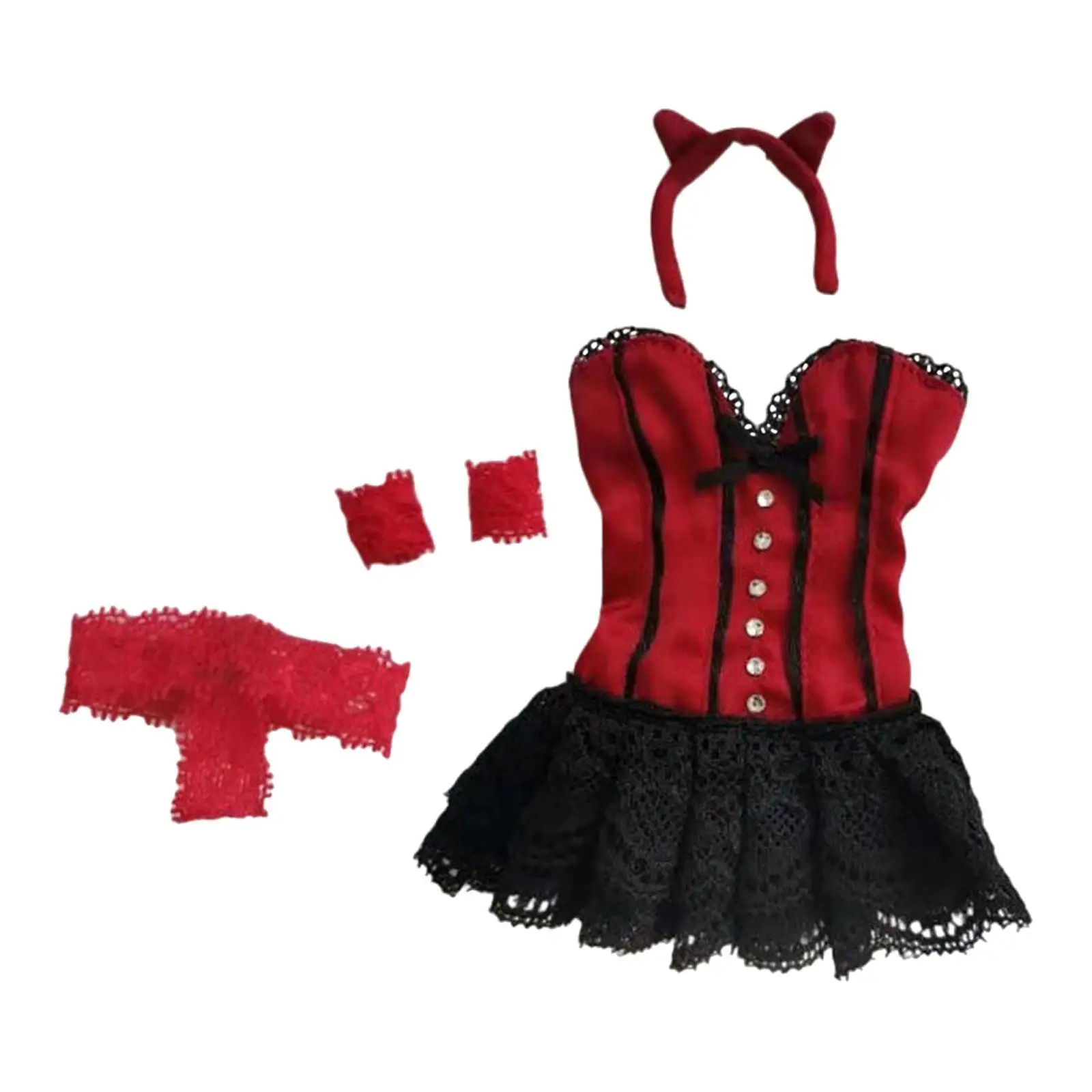 

Женское кукольное платье в масштабе 1/6, ручная работа для женской фигурки 12 дюймов, аксессуары