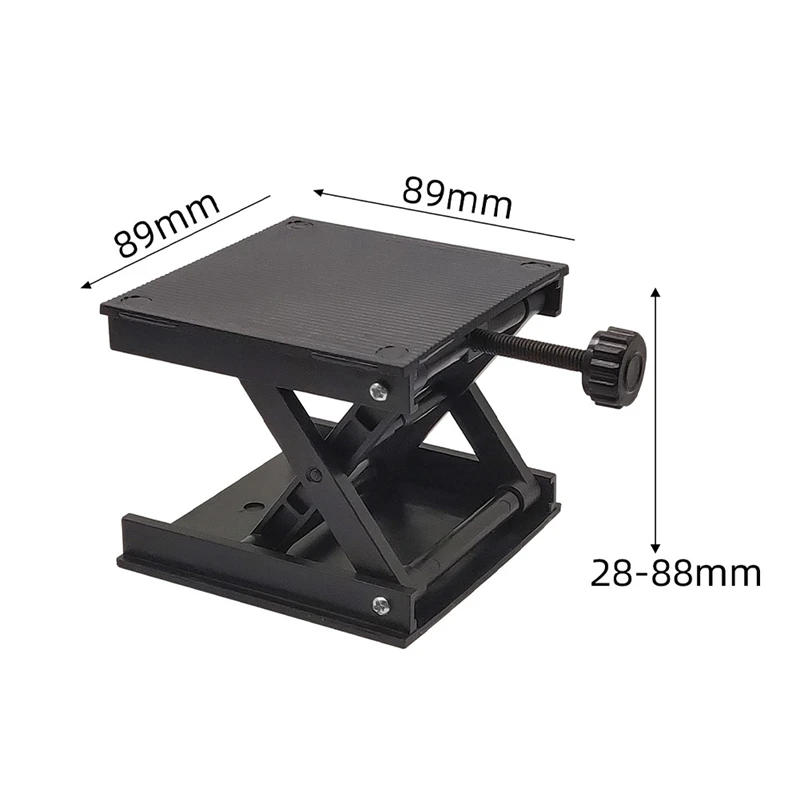 Mesa elevadora portátil para carpintería, elevador de enrutador, plataforma de elevación de laboratorio de grabado ajustable, banco de trabajo fácil