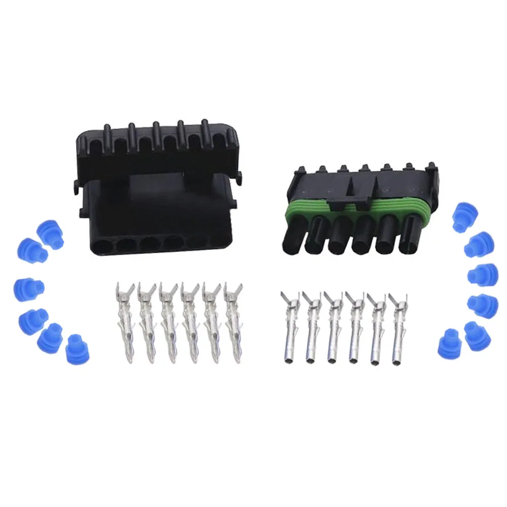 6 Pin DJ3061Y-2.5-11/21 Female Male Weather Pack Electrical Wire 2.5 Connector Plug Sealed Wiring Automobile Connectors
