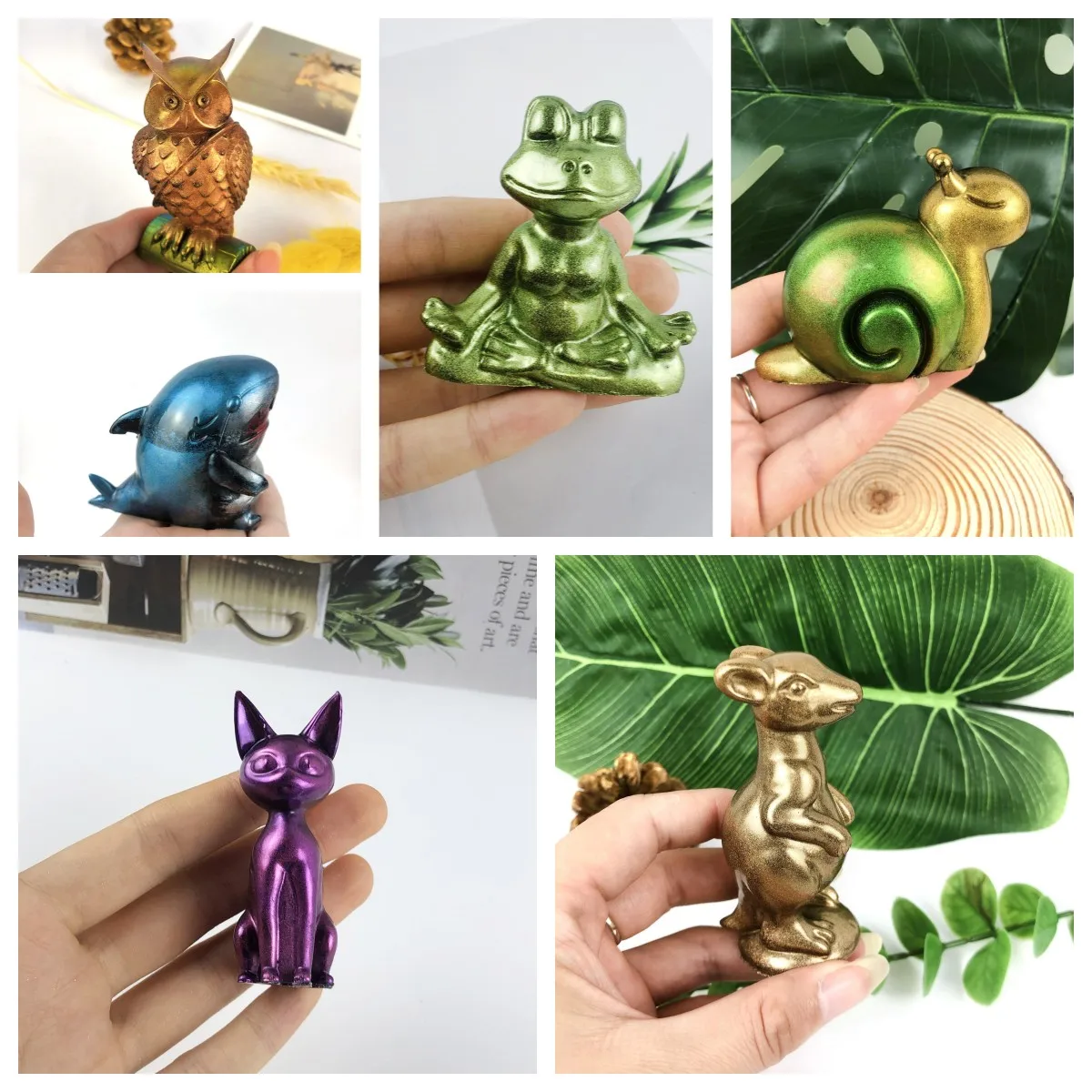 

Small Animal Aromatherapy Candle Silicone Mold Snail Decoration DIY Resin Crafts Decoration 3D Stereoscopic Snail Dropping Glue