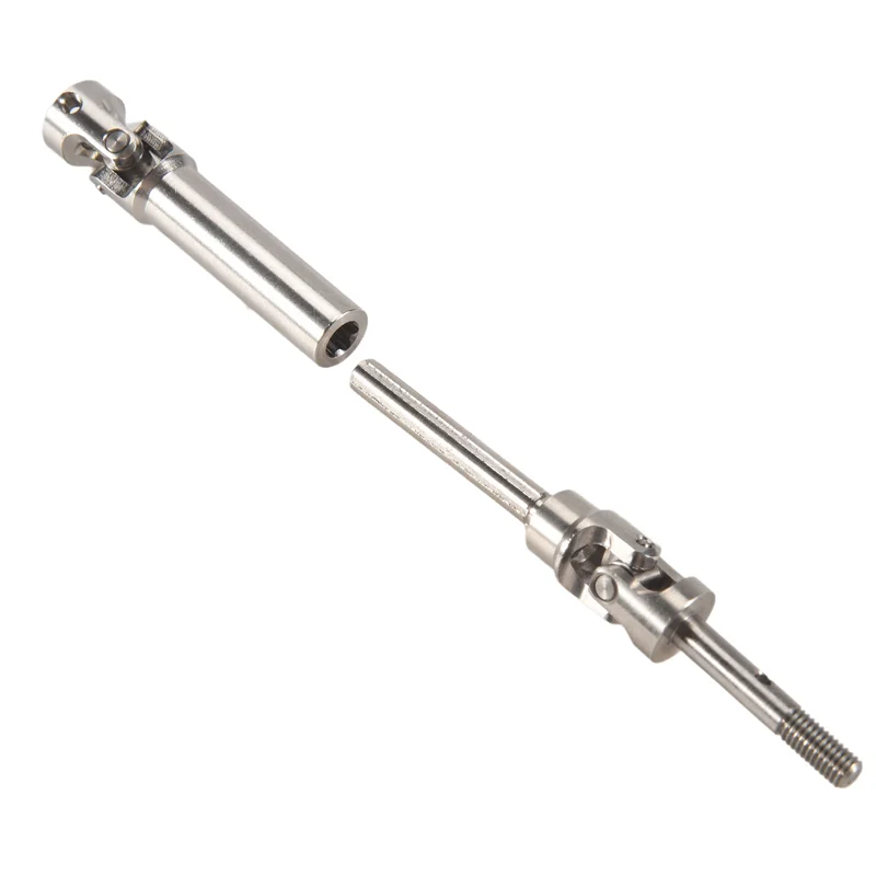 MACH-4Pcs Metal Stainless Steel Drive Shaft CVD For 1/10 Traxxas Slash Rustler Stampede VXL 4X4 4WD RC Car Upgrade Parts