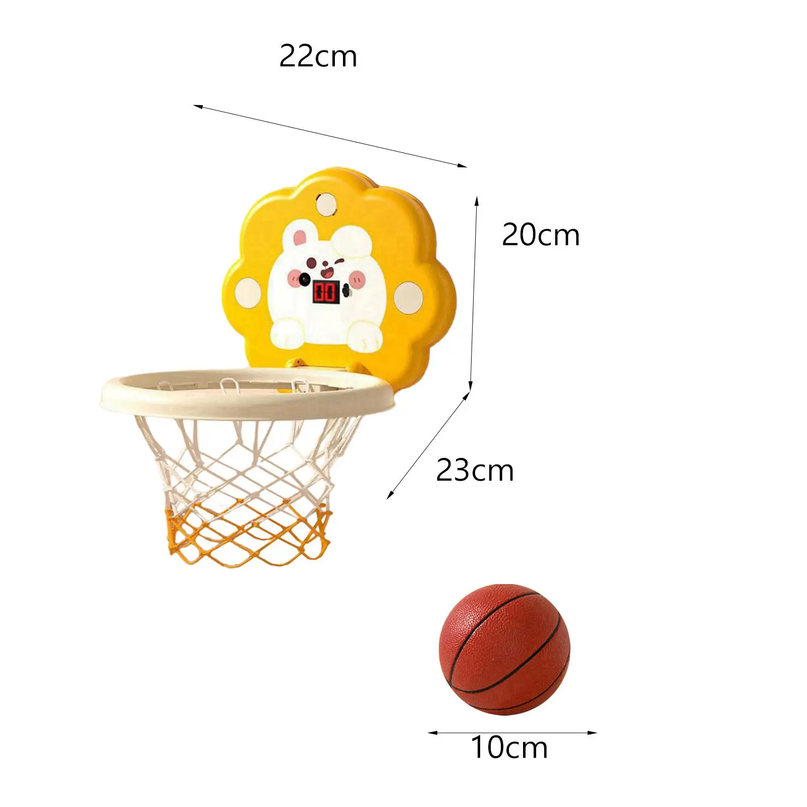 Mini Basketball Hoop Set Portable Adjustable Height Kids Children Kids Sports