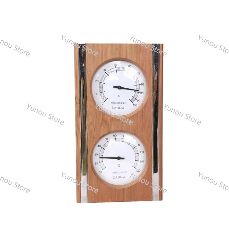 Infrared Sauna Hygrometer Wooden Accessories for Sauna Room Far