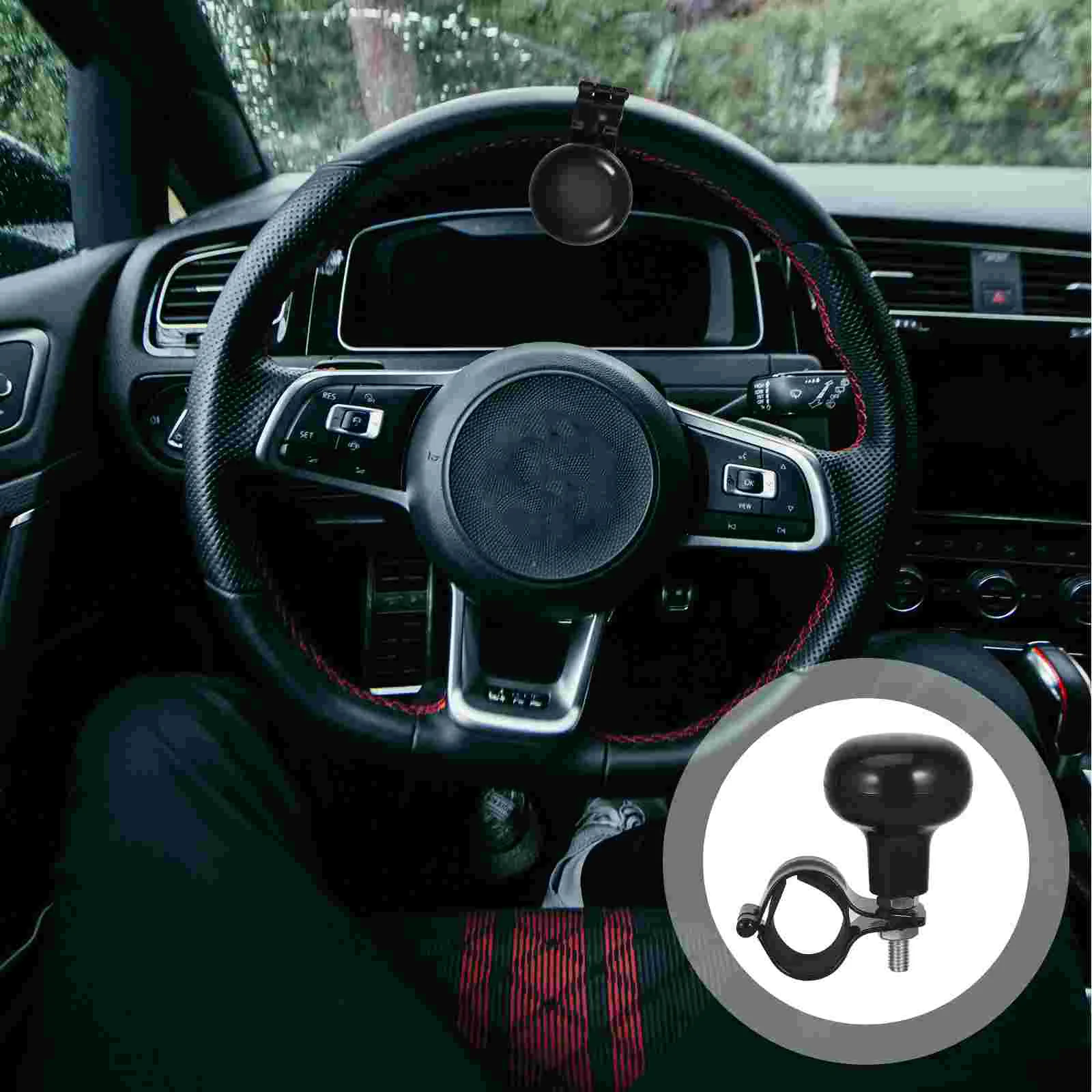 

Steering Wheel Spinner Steering Wheel Knob for Car Vehicle (Black)