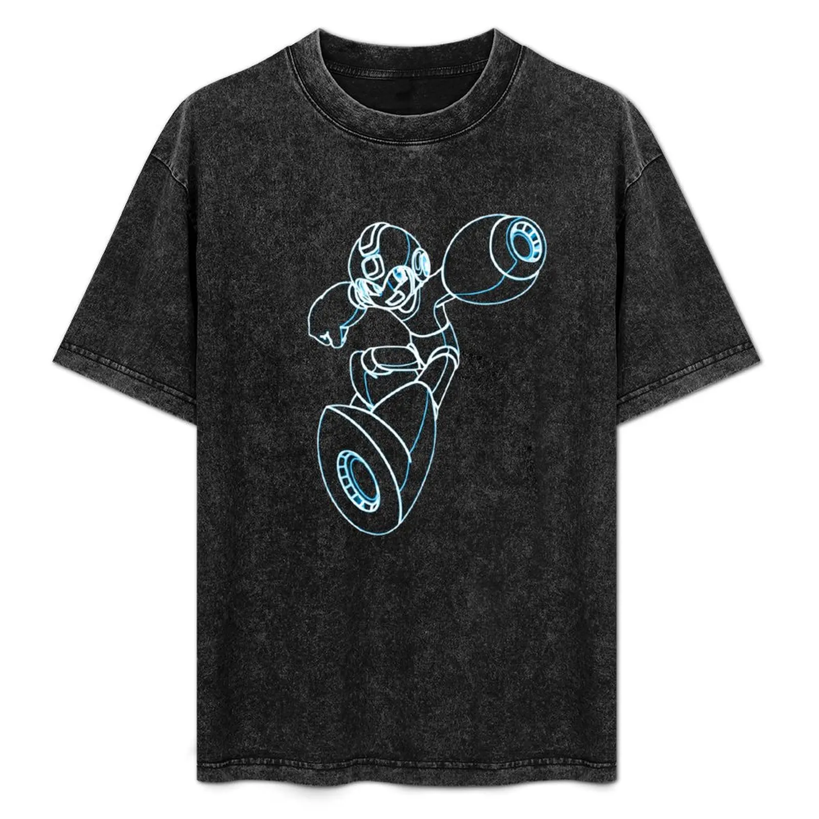 

Megaman Neon T-Shirt Performance Workout Short Sleeve Tee