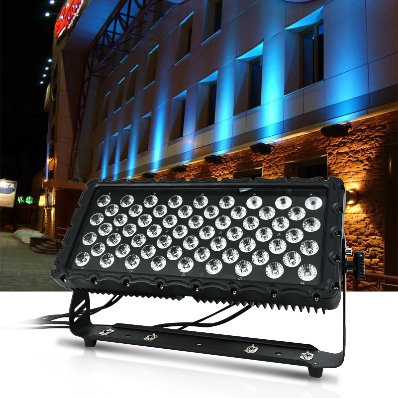 60X15W 6 IN 1 RGBWA+UV LED Wash Bridge Garden Courtyard Building Landscape Lighting