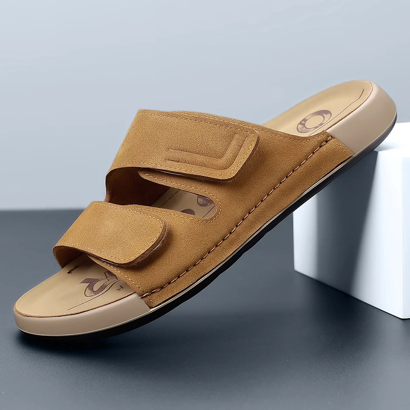 2026 Summer Classics Casual Shoes Trend Spotting Mens Sandals Fashion Anti Slip Male Sneakers Wear-Resistant Rubber Beach Sandal