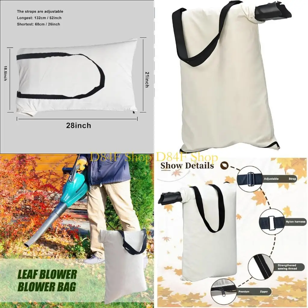 D84F Blower Vacuum Bag Substitute Featuring 20 Polyester 80 Cotton Fabric Ensuring Longevity In Use For 51436 51558 51563 51574