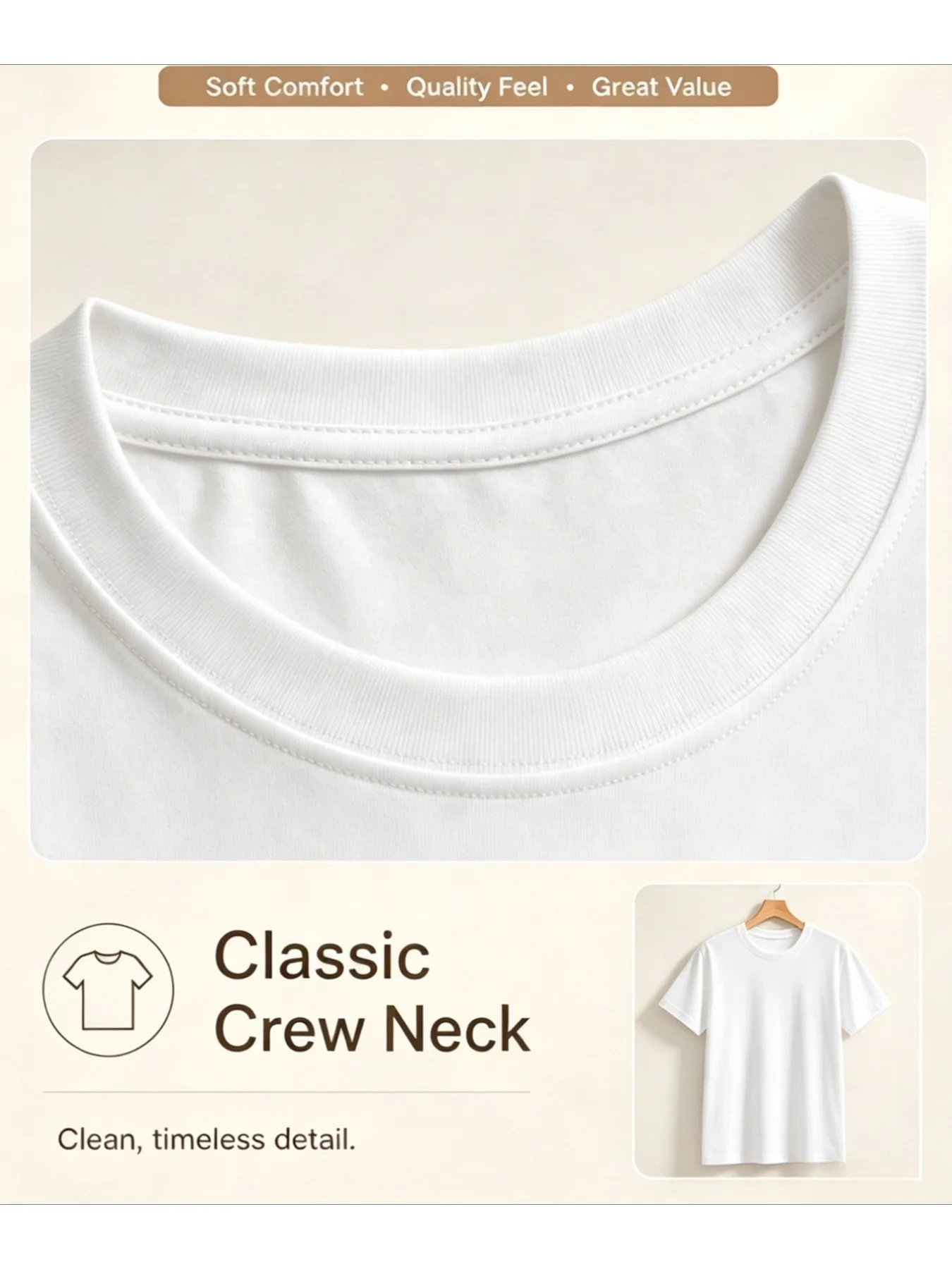 Thumbnail 4 - #10 Best Crew Neck Plain Tees to Buy In 2026