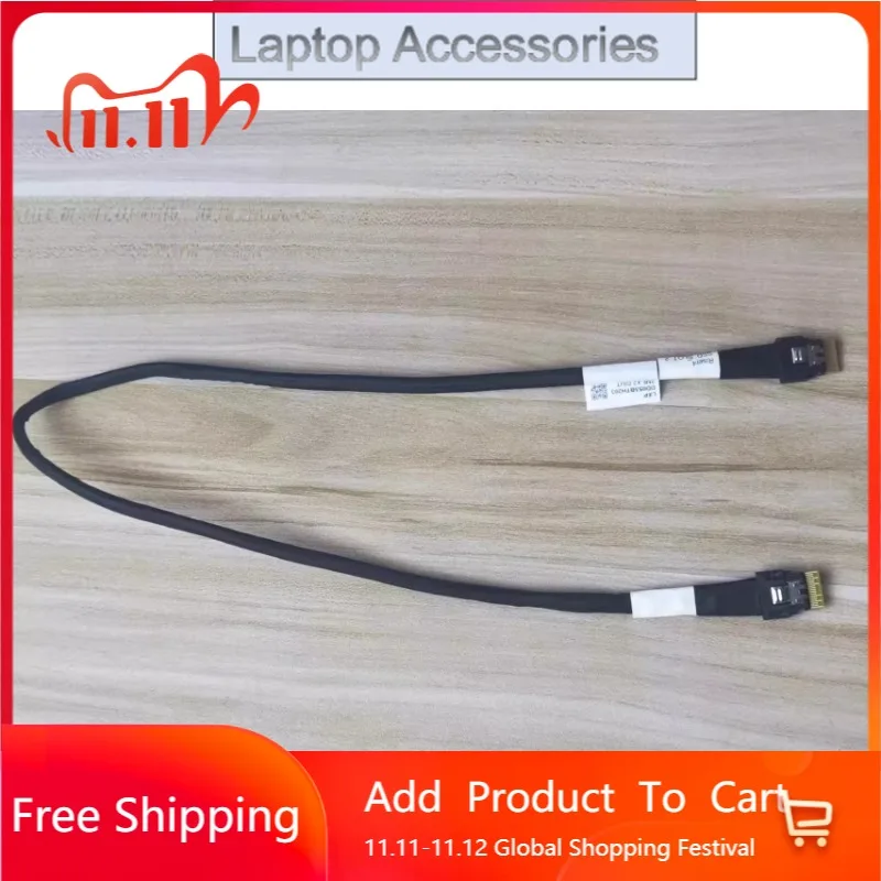 F Slim SAS 4.0 SFF-8654 4i Backplane Connection Cable Riser Card Data Cable DD0S5BTH203