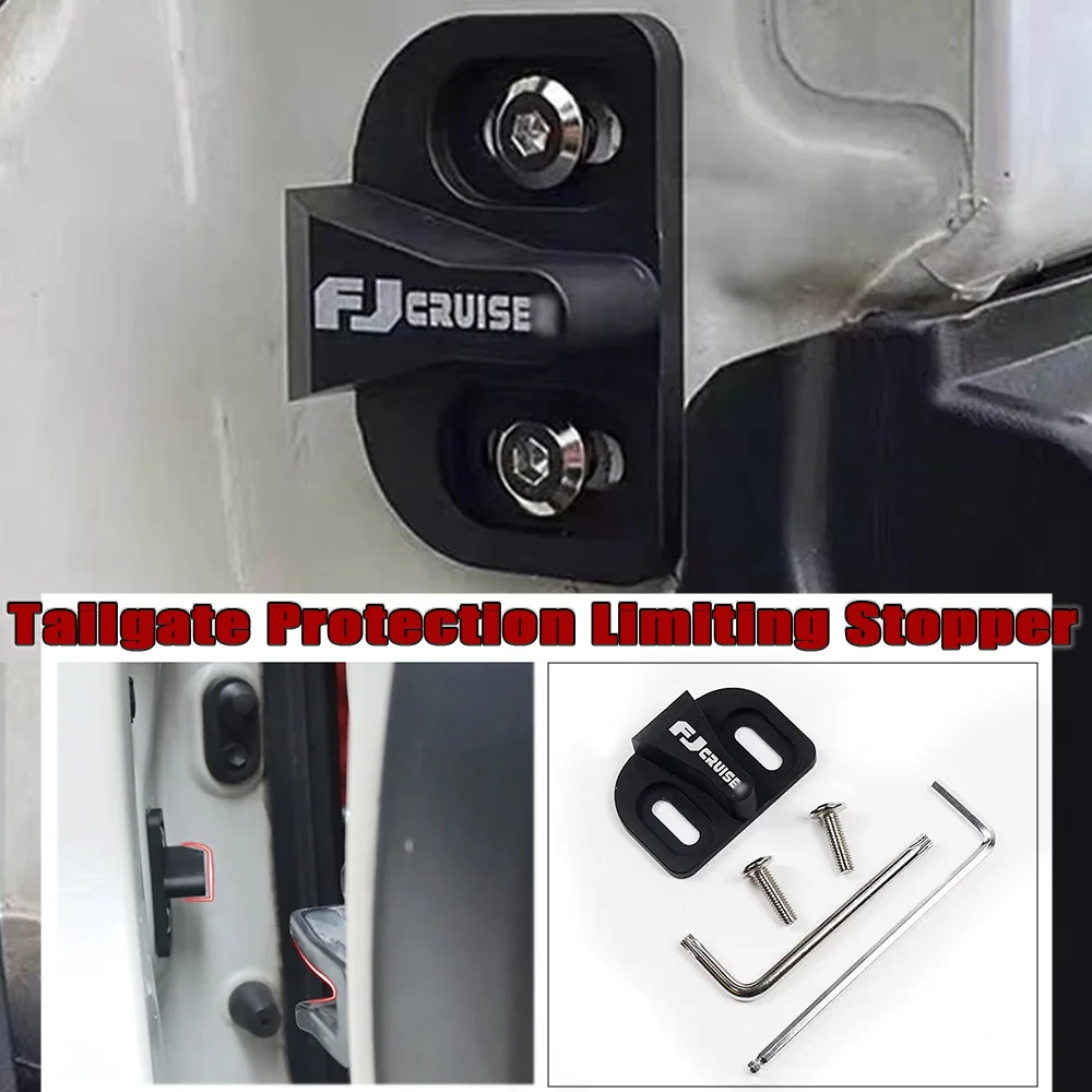 For Toyota FJ Cruiser Tailgate Stopper Car Door Lock Modification Accessories Protection Limiting Stopper Solve Abnormal Noise