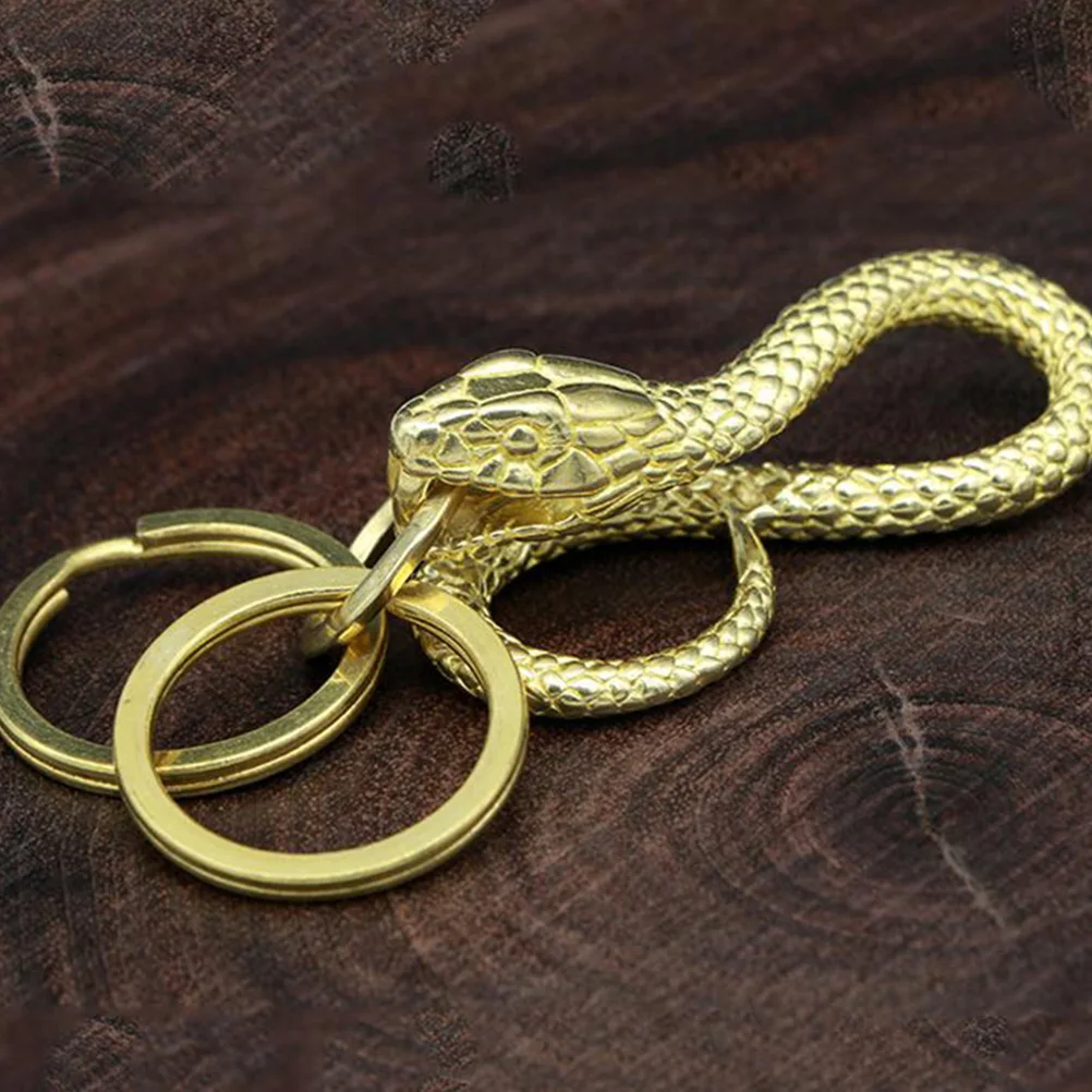 

Медный брелок в виде змеи, подвеска «сделай сам», аксессуар, спиральный шарм для сумки, держатель для ювелирных изделий, нить H, поделки, идея подарка